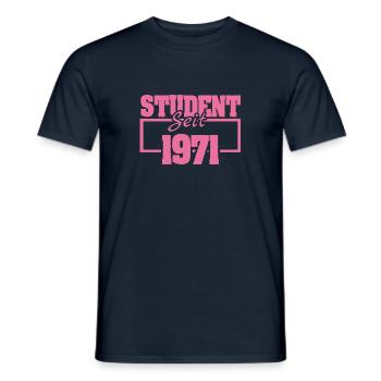 1971 1971 - Men's T-Shirt - navy - Front - AI Model Male 178 light (178cm)