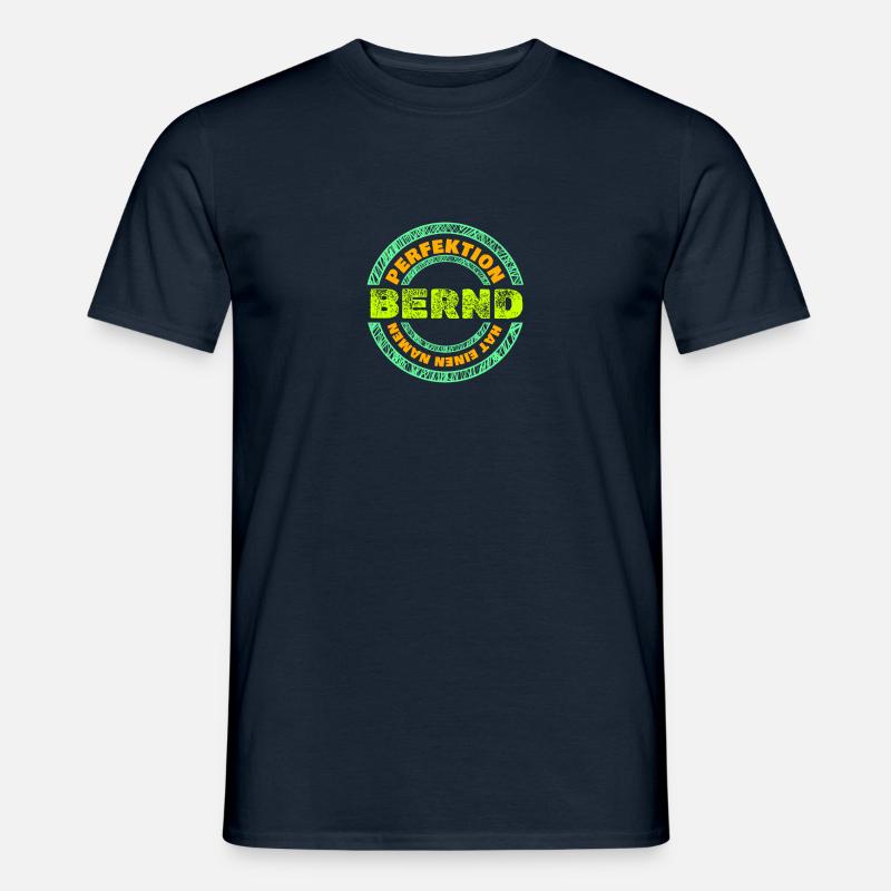 Perfektion Perfekt Bernd - Männer T-Shirt - Navy