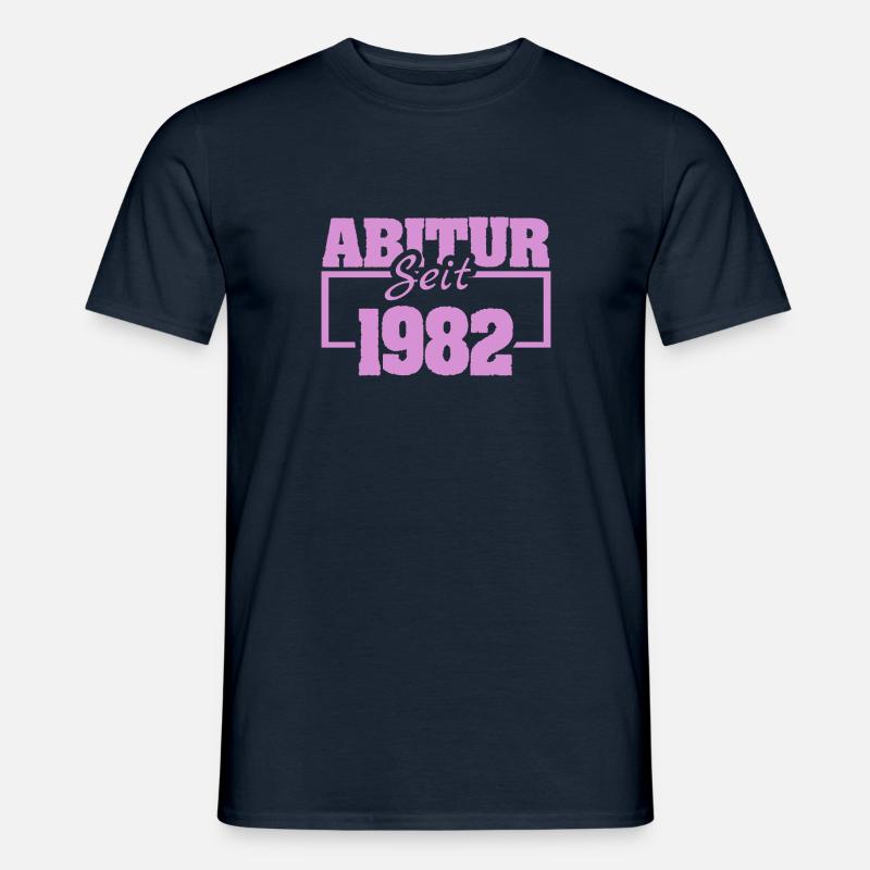 Uni 1982 - Männer T-Shirt - Navy