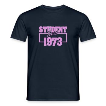 seit 1973 - Männer T-Shirt - Navy - Vorne - AI Model Male 178 light (178cm)