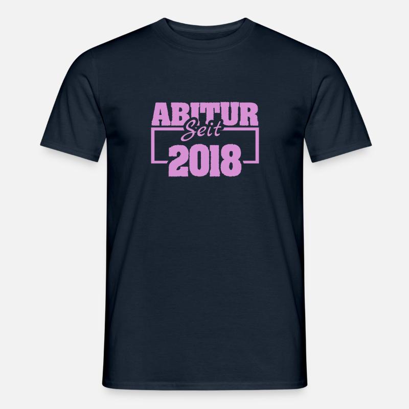 Abi 2018 - Männer T-Shirt - Navy