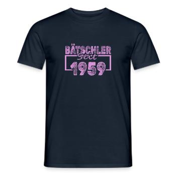 Jungeselle 1959 - Männer T-Shirt - Navy - Vorne - AI Model Male 178 light (178cm)