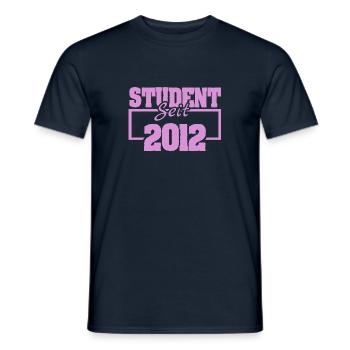 seit 2012 - Männer T-Shirt - Navy - Vorne - AI Model Male 178 light (178cm)