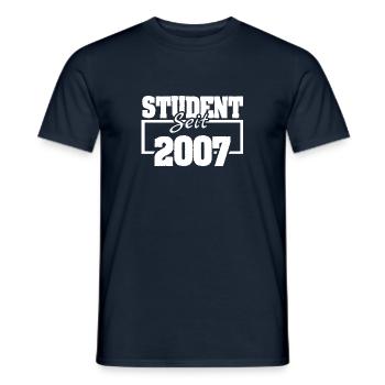2007 - Männer T-Shirt - Navy - Vorne - AI Model Male 178 light (178cm)
