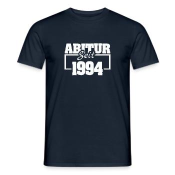 Abitur 1994 - Men's T-Shirt - navy - Front - AI Model Male 178 light (178cm)