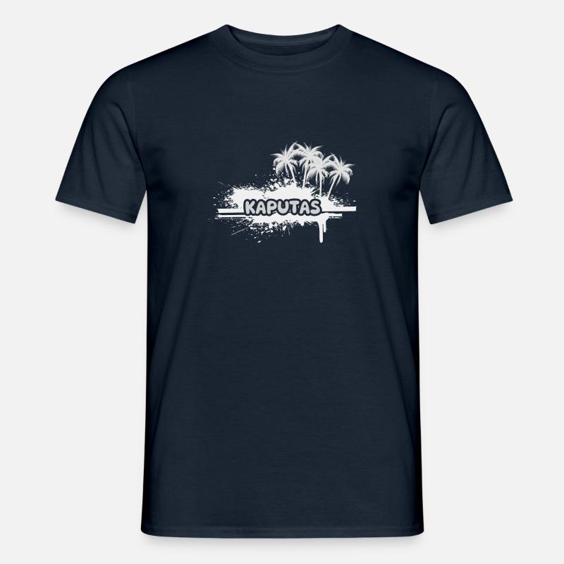 Kaputas als Urlaub - Männer T-Shirt - Navy