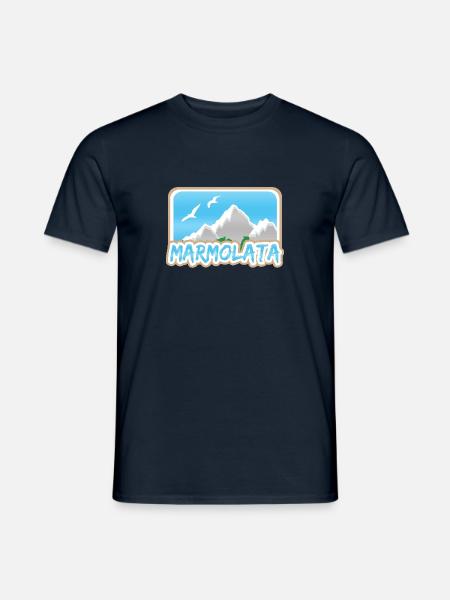 Marmolada as Marmolada - Men's T-Shirt - navy