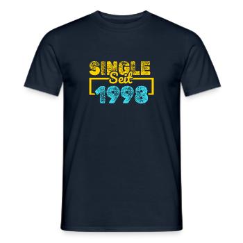 seit 1998 - Männer T-Shirt - Navy - Vorne - AI Model Male 178 light (178cm)