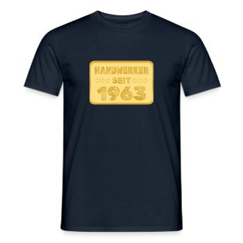 seit 1963 - Männer T-Shirt - Navy - Vorne - AI Model Male 178 light (178cm)