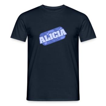Geschenk für Alicia - Männer T-Shirt - Navy - Vorne - AI Model Male 178 light (178cm)