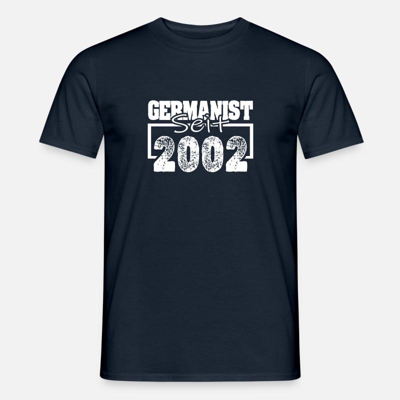 Germanist 2002 - Männer T-Shirt - Navy