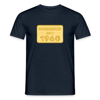 1960 1960 - Men's T-Shirt - navy - Front - AI Model Male 178 light (178cm)