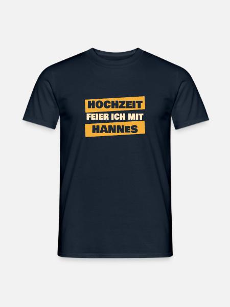 Hannes - Männer T-Shirt - Navy