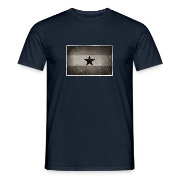 Ghana - T-shirt homme - marine - Devant - AI Model Male 178 light (178cm)
