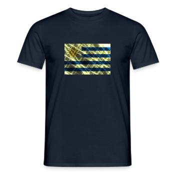 Uruguay - Männer T-Shirt - Navy - Vorne - AI Model Male 178 light (178cm)