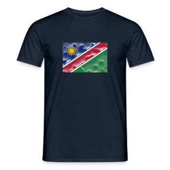 Namibie - T-shirt homme - marine - Devant - AI Model Male 178 light (178cm)