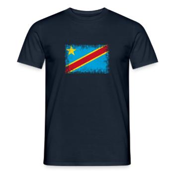 Congo - T-shirt homme - marine - Devant - AI Model Male 178 light (178cm)