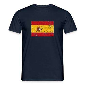 Espagne - T-shirt homme - marine - Devant - AI Model Male 178 light (178cm)