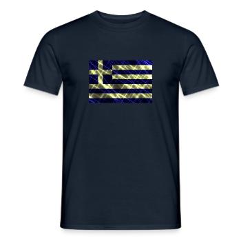 Grecia - T-shirt uomo - navy - Fronte - AI Model Male 178 light (178cm)