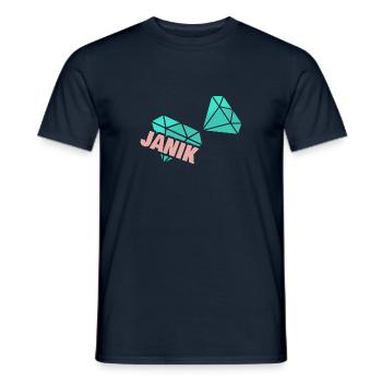 Frère Janik - T-shirt homme - marine - Devant - AI Model Male 178 light (178cm)