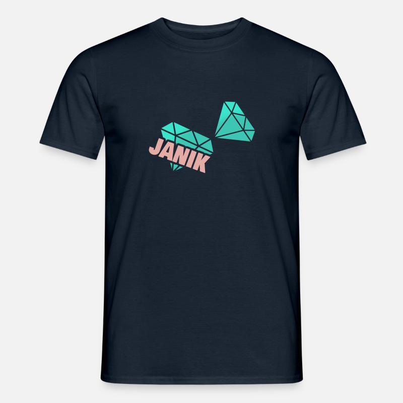 Bruder Janik - Männer T-Shirt - Navy