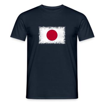Pays: Japon - T-shirt homme - marine - Devant - AI Model Male 178 light (178cm)