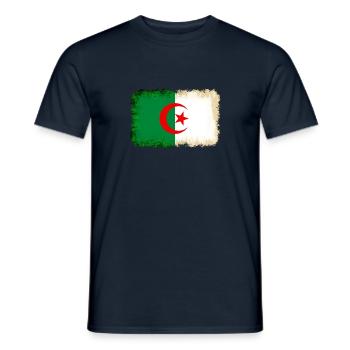 Gift for Algeria - Men's T-Shirt - navy - Front - AI Model Male 178 light (178cm)