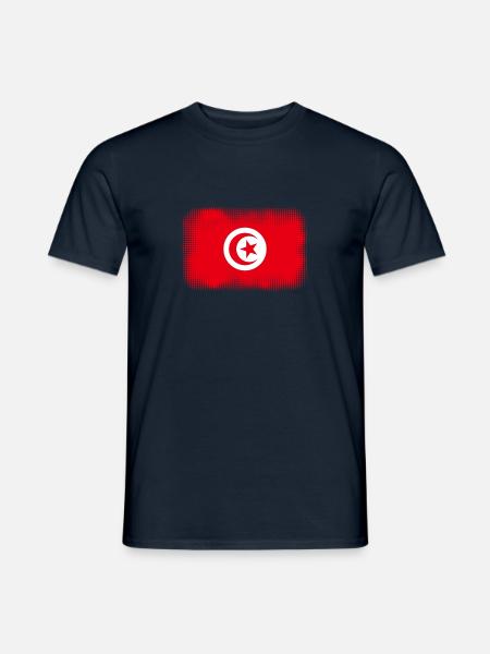 Tunisia as Tunisia - Men's T-Shirt - navy