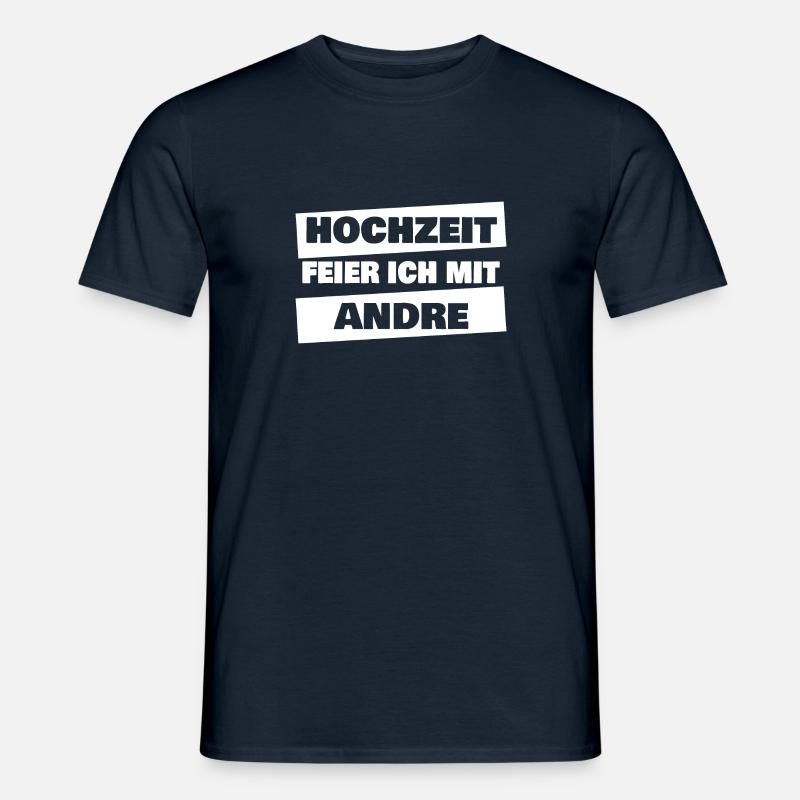Andre - Männer T-Shirt - Navy