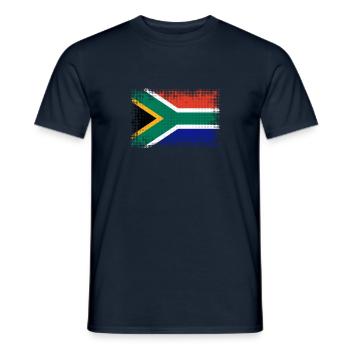 L’Afrique du Sud en tant qu’Afrique du Sud - T-shirt homme - marine - Devant - AI Model Male 178 light (178cm)
