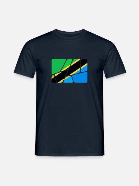 Tanzania Tanzania - Heren T-shirt - navy