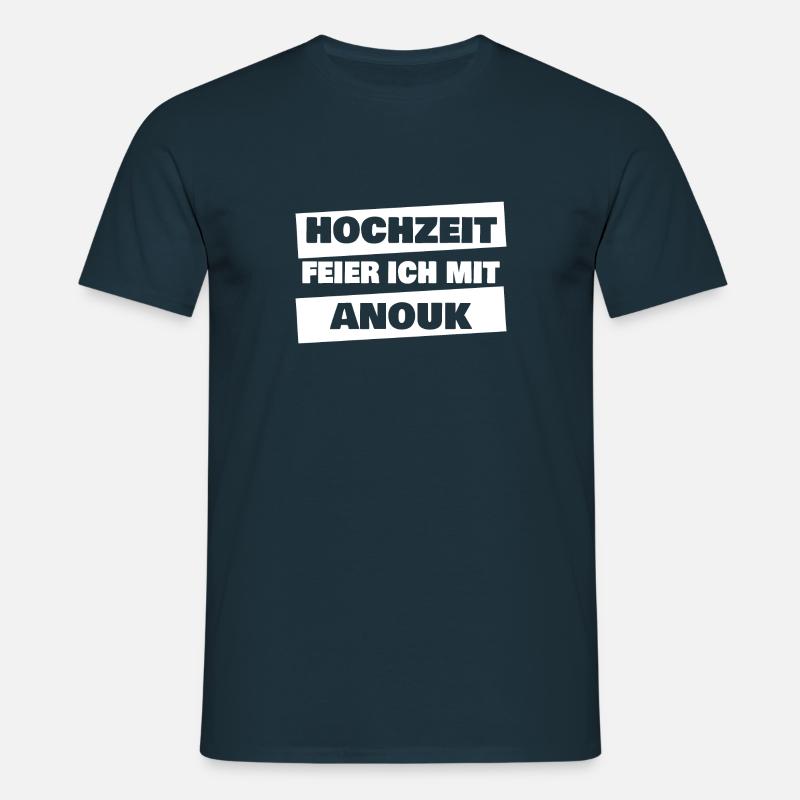 Anouk - Männer T-Shirt - Navy