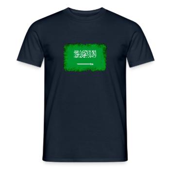 Geschenk für Arabien - Männer T-Shirt - Navy - Vorne - AI Model Male 178 light (178cm)