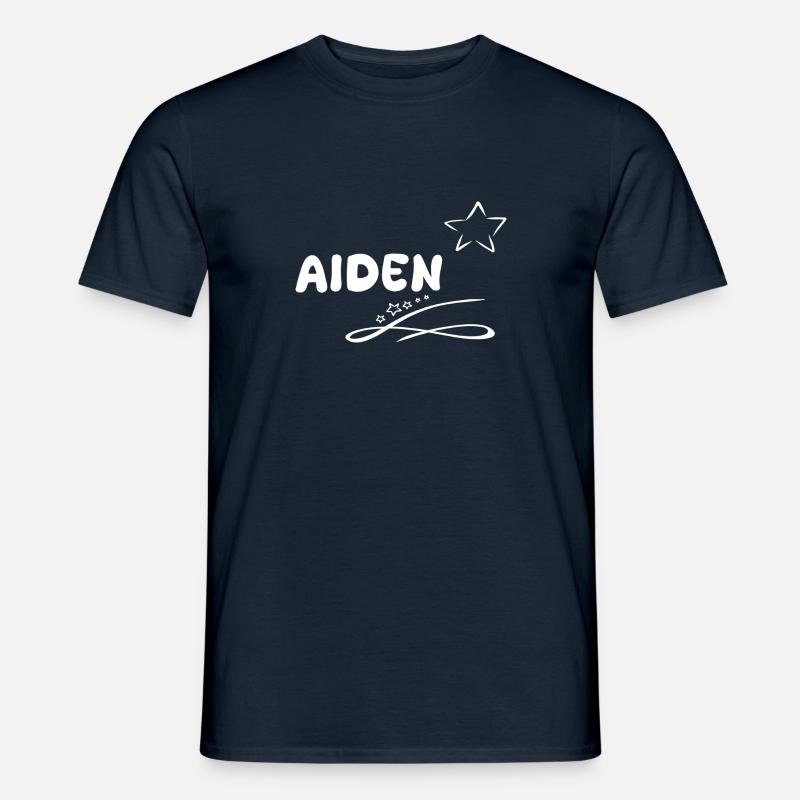 Aiden als Geschenk - Männer T-Shirt - Navy