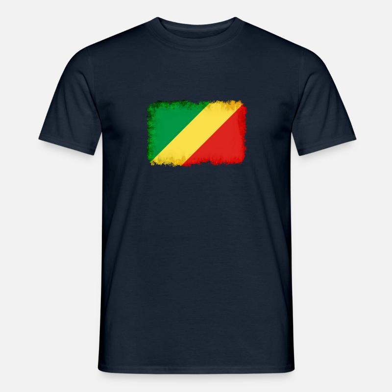 Republik Kongo - Männer T-Shirt - Navy