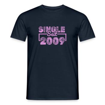 seit 2009 - Männer T-Shirt - Navy - Vorne - AI Model Male 178 light (178cm)