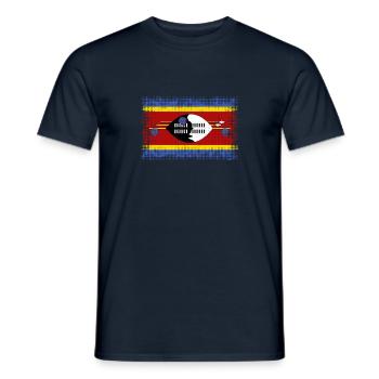 Swaziland - Heren T-shirt - navy - Voor - AI Model Male 178 light (178cm)