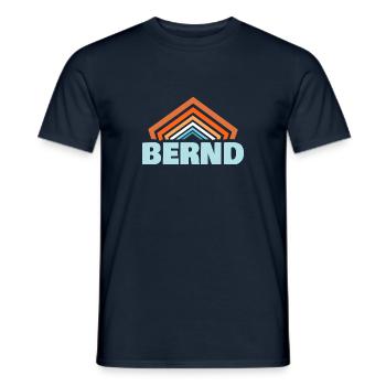 Cadeau pour Bernd - T-shirt homme - marine - Devant - AI Model Male 178 light (178cm)