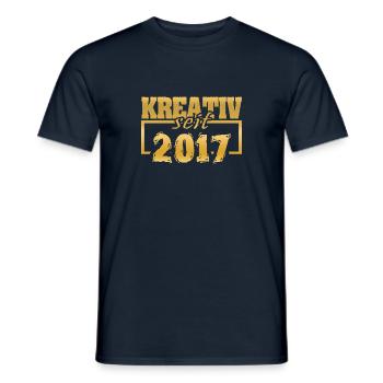 Artwork 2017 - Männer T-Shirt - Navy - Vorne - AI Model Male 178 light (178cm)