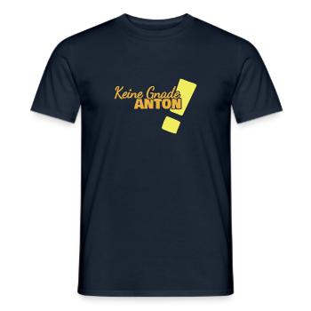 Lustig Anton - Männer T-Shirt - Navy - Vorne - AI Model Male 178 light (178cm)