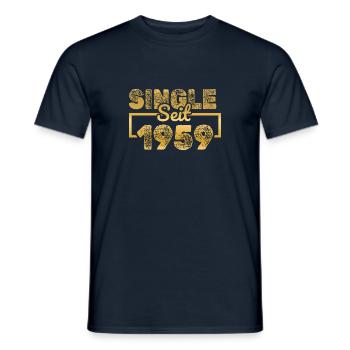 Single 1959 - Männer T-Shirt - Navy - Vorne - AI Model Male 178 light (178cm)