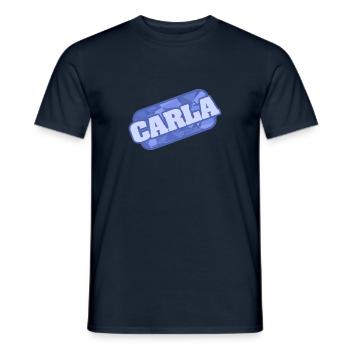 Carla as health - Men's T-Shirt - navy - Front - AI Model Male 178 light (178cm)