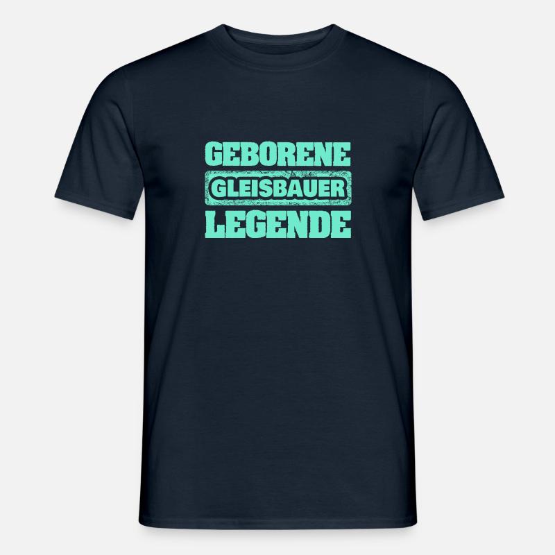 Beruf Gleisbauer - Männer T-Shirt - Navy