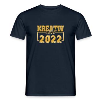 Web Designer 2022 - Men's T-Shirt - navy - Front - AI Model Male 178 light (178cm)