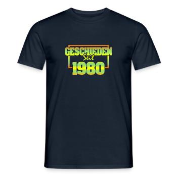 Wife 1980 - Men's T-Shirt - navy - Front - AI Model Male 178 light (178cm)