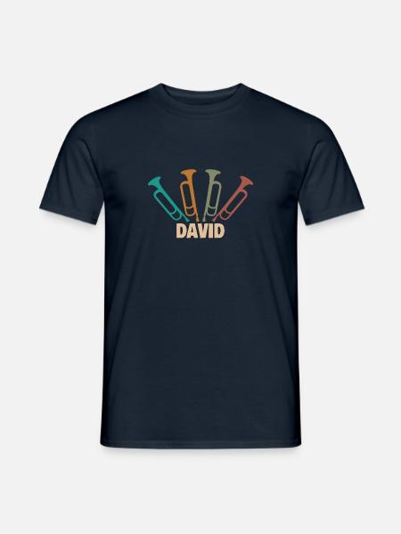 Gift for David - Men's T-Shirt - navy