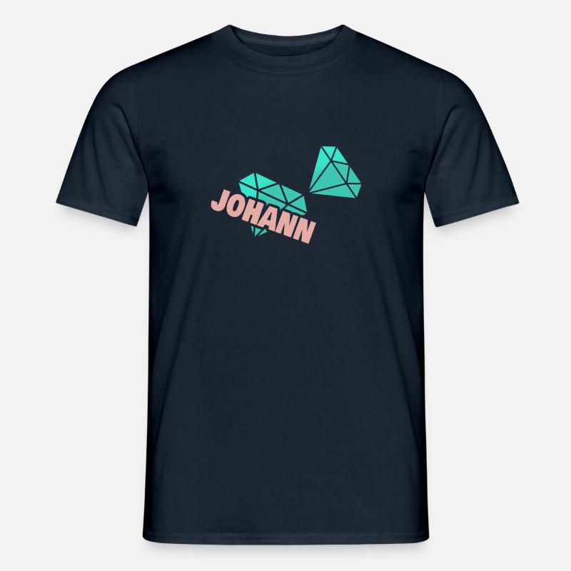 Opa Johann - Männer T-Shirt - Navy