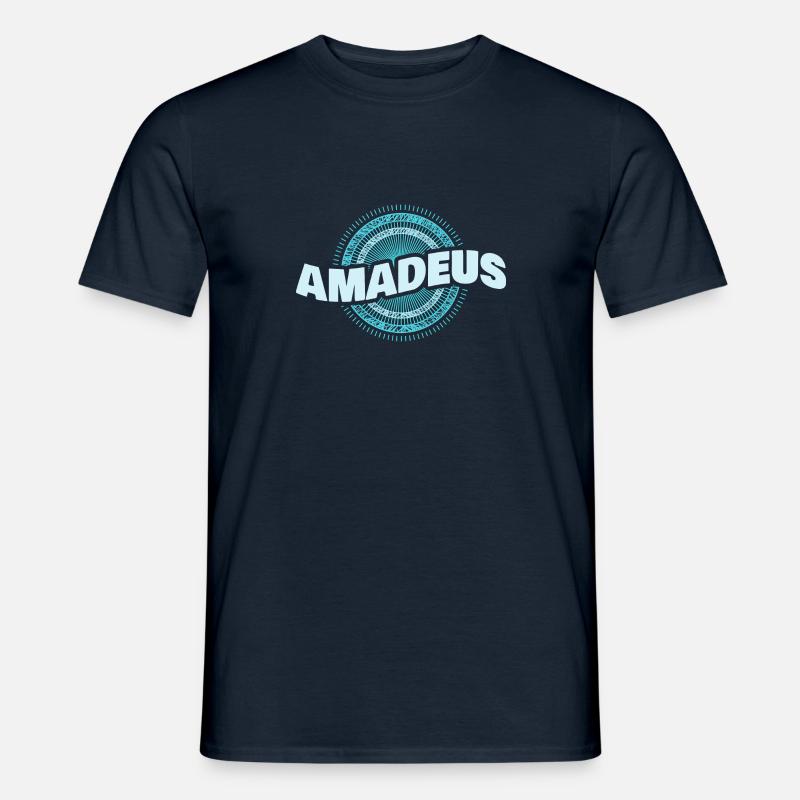 Amadeus als Geschenkidee - Männer T-Shirt - Navy