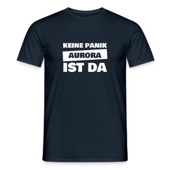 Vorname Aurora - Männer T-Shirt - Navy - Vorne - AI Model Male 178 light (178cm)