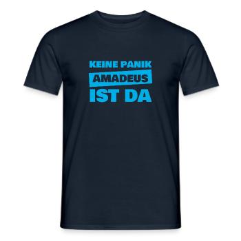 Cadeau pour Amadeus - T-shirt homme - marine - Devant - AI Model Male 178 light (178cm)